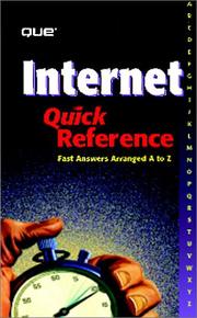 Cover of: The Internet quick reference