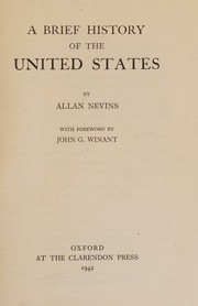 Cover of: A Brief History Of The United States.