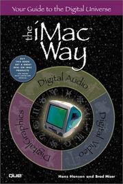 Cover of: The iMac Way by Hans Hansen, Brad Miser