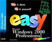 Cover of: Easy Microsoft Windows 2000 Professional (Easy)