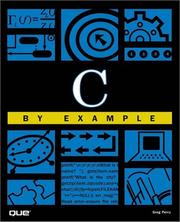 Cover of: C by Example (By Example)