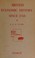 Cover of: British economic history since 1760