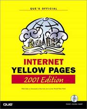 Cover of: Que's Official Internet Yellow Pages