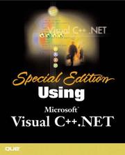 Cover of: Special Edition Using Visual C++.NET
