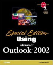 Cover of: Special Edition Using Microsoft Outlook 2002