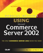 Cover of: Special Edition Using Microsoft Commerce Server 2002 by Don Jones, Mark D. Scott