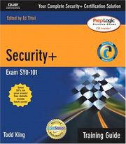 Security+ training guide by Todd King