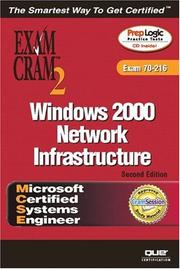 Cover of: MCSE Windows 2000 Network Infrastructure Exam Cram 2 (Exam Cram 70-216)