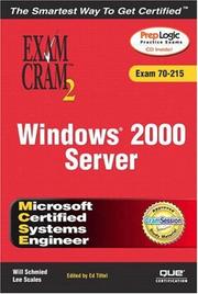 Cover of: MCSE Windows 2000 Server Exam Cram 2 (Exam Cram 70-215)
