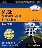 Cover of: MCSE Windows 2000 professional: exam 70-210, training guide