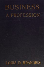 Cover of: Business--a profession
