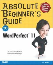 Absolute beginner's guide to WordPerfect 11