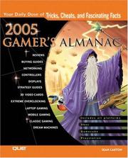 Cover of: 2005 Gamer's Almanac by Sean Carton