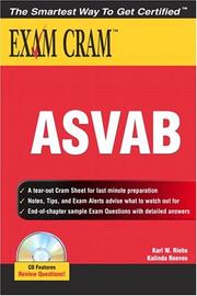 Cover of: ASVAB by Karl W. Riebs