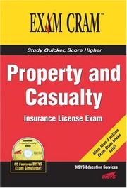 Cover of: Property and casualty insurance license