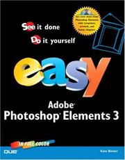 Cover of: Easy adobe photoshop elements 3
