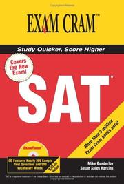 Cover of: The New SAT Exam Cram 2 with Cd-Rom (Exam Cram)