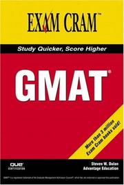 Cover of: GMAT Exam Cram by Advantage Education