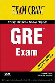 Cover of: GRE Exam Cram