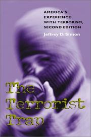 Cover of: The Terrorist Trap by Jeffrey D. Simon