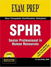 Cover of: SPHR Exam Prep | Larry Phillips