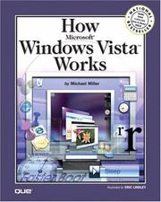 Cover of: How Microsoft Windows Vista Works (How It Works)