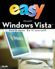 Cover of: Easy Microsoft Windows Vista