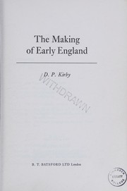Cover of: The making of early England