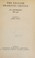 Cover of: The English dramatic critics