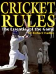 Cover of: Cricket