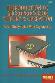Cover of: Microprocessor Theory & Operation by Sam Wilson, Joseph Risse