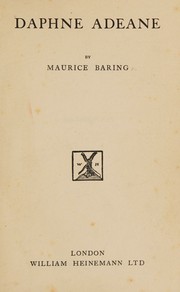 Cover of: Daphne Adeane