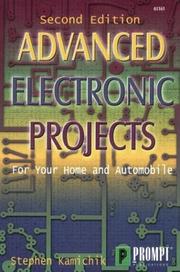 Cover of: Advanced electronic projects for your home and automobile