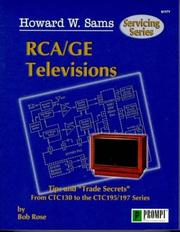 Cover of: Servicing RCA/GE Televisions (Howard W. Sams Servicing Series)