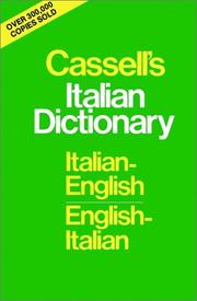 Cassell's Italian Dictionary by Piero Rebora