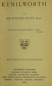 Cover of: KENILWORTH