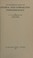 Cover of: An introduction to general and comparative endocrinology.