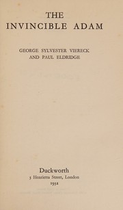 Cover of: The Invincible Adam