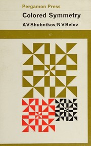 Cover of: Colored symmetry