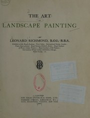 Cover of: The art of landscape painting