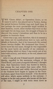 Cover of: Operation Cicero