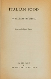 Cover of: Italian food
