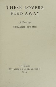 Cover of: These lovers fled away