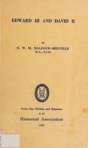 Cover of: Edward III and David II
