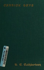 Carrick days by D. C. Cuthbertson