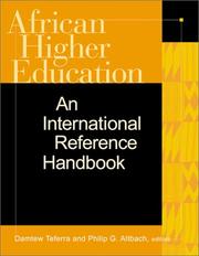 Cover of: African Higher Education: An International Reference Handbook