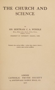Cover of: The church and science by Bertram C. A. Windle