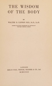 Cover of: The wisdom of the body