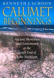 Cover of: Calumet beginnings: ancient shorelines and settlements at the south end of Lake Michigan