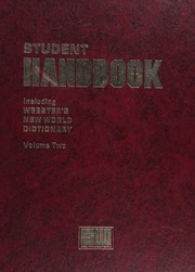 Cover of: Student Handbook: Including Webster's New World Dictionary